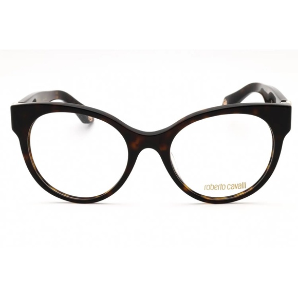 New Roberto Cavalli eyeglasses VRC027M 0722 Dark Havana 52mm - Picture 2 of 2